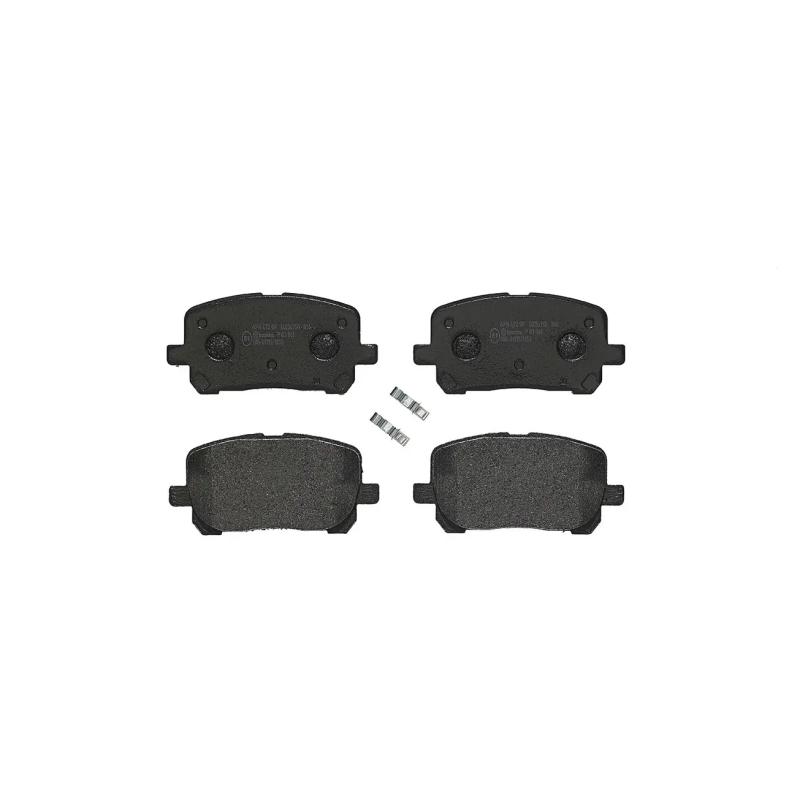Jeu de 4 plaquettes de frein avant BREMBO P 83 061 - Visuel 2