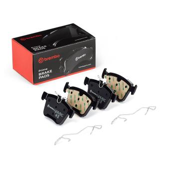 Jeu de 4 plaquettes de frein arrière BREMBO [P 86 029]