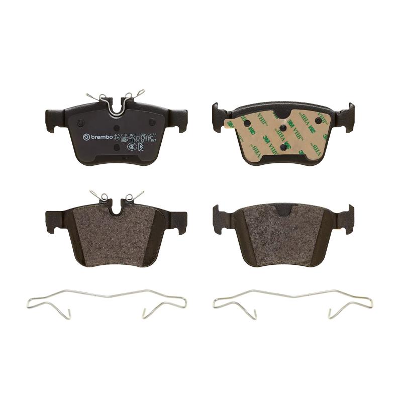 Jeu de 4 plaquettes de frein arrière BREMBO P 86 029 - Visuel 2