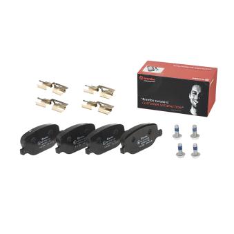 Jeu de 4 plaquettes de frein arrière BREMBO [P 23 089]