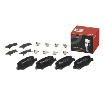 Jeu de 4 plaquettes de frein arrière BREMBO [P 18 024]