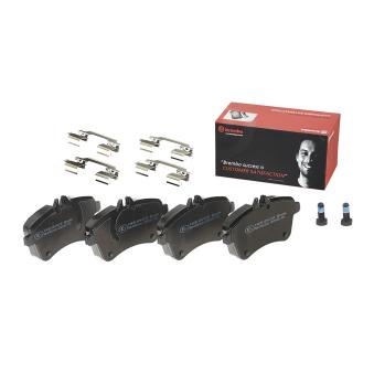 Jeu de 4 plaquettes de frein avant BREMBO OEM 1694201220
