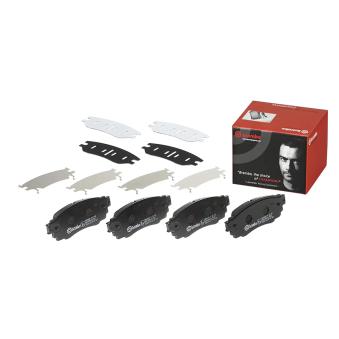 Jeu de 4 plaquettes de frein arrière BREMBO OEM 0446610010