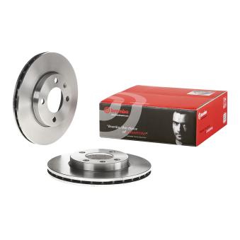 Jeu de 2 disques de frein avant BREMBO 09.4765.14 pour MAZDA B SERIE 1.6 GLE - 110cv