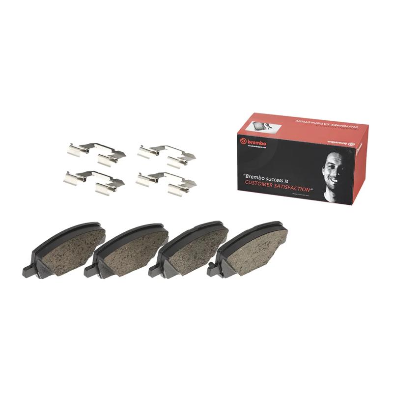 Jeu de 4 plaquettes de frein avant BREMBO P 07 012 - Visuel 1
