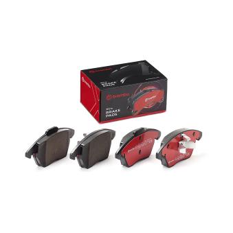 Jeu de 4 plaquettes de frein avant BREMBO OEM 8x0698151