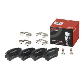 Jeu de 4 plaquettes de frein arrière BREMBO OEM 440606267R