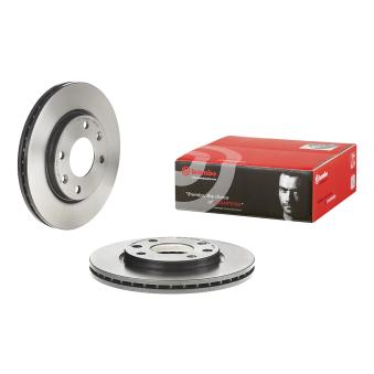 Jeu de 2 disques de frein avant BREMBO 09.9610.11 pour PEUGEOT PARTNER 1.9 D - 70cv