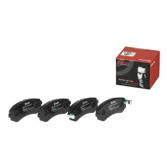 Jeu de 4 plaquettes de frein avant BREMBO OEM D4060VC090