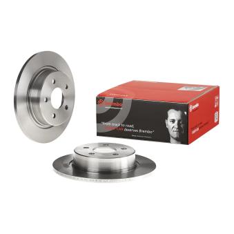 Jeu de 2 disques de frein arrière BREMBO [08.B601.10]