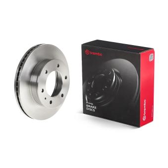 Jeu de 2 disques de frein avant BREMBO 09.B622.10 pour MAZDA B SERIE 2.5 D 4WD - 78cv