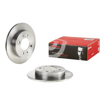 Jeu de 2 disques de frein arrière BREMBO 08.9081.10 pour HYUNDAI COUPE 2.0 - 137cv
