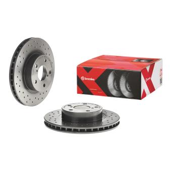 Jeu de 2 disques de frein avant BREMBO OEM 26300AE040