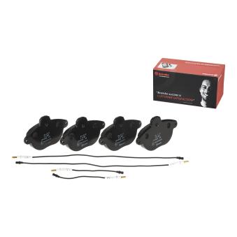 Jeu de 4 plaquettes de frein avant BREMBO OEM E172537
