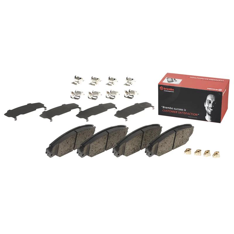 Jeu de 4 plaquettes de frein avant BREMBO P 37 021 - Visuel 1