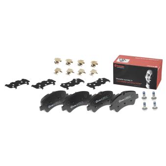 Jeu de 4 plaquettes de frein arrière BREMBO OEM BK212M008AB