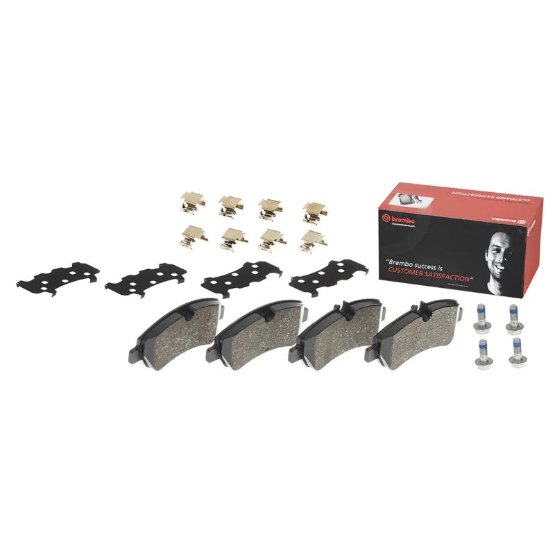 Jeu de 4 plaquettes de frein arrière BREMBO P 24 160 - Visuel 1
