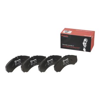 Jeu de 4 plaquettes de frein avant BREMBO P A6 021 pour RENAULT MASTER PRO dCi 130 - 131cv