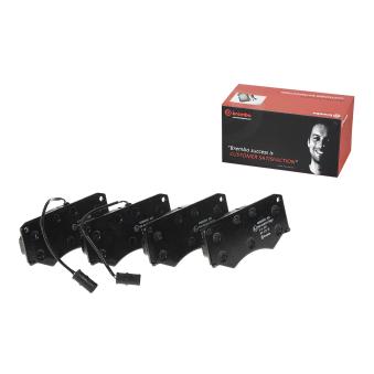 Jeu de 4 plaquettes de frein avant BREMBO OEM 1908345