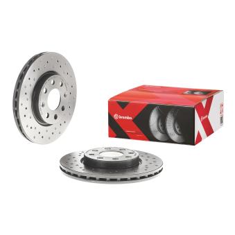 Jeu de 2 disques de frein avant BREMBO OEM 6001073179