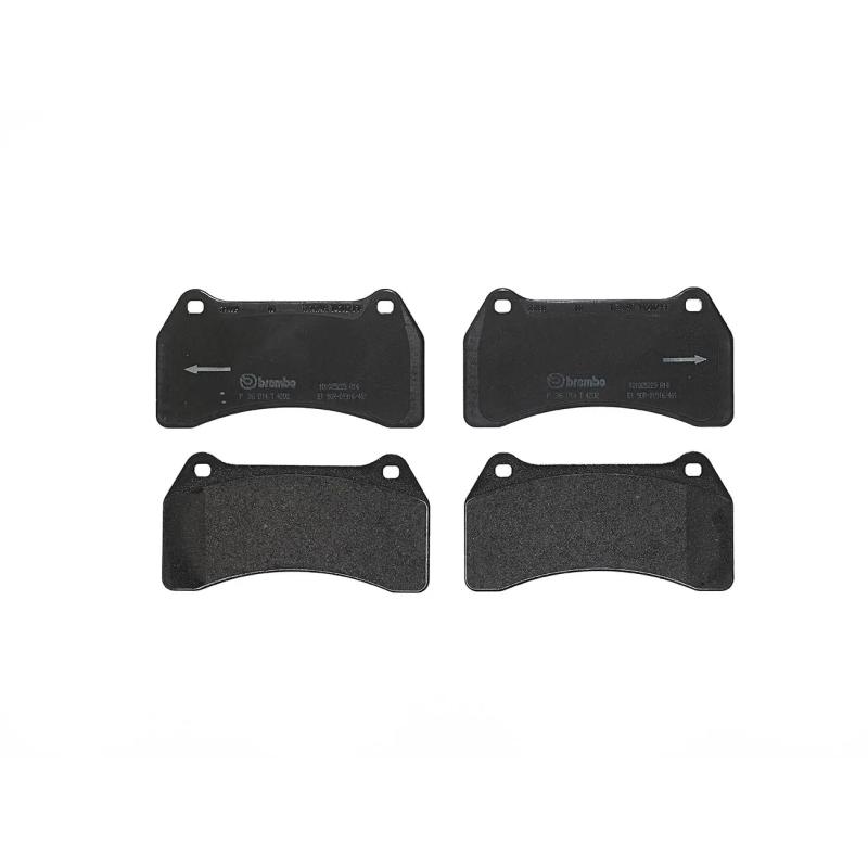 Jeu de 4 plaquettes de frein avant BREMBO P 36 014 - Visuel 2