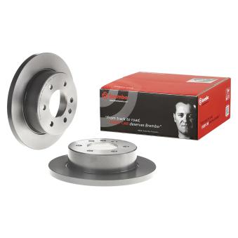 Jeu de 2 disques de frein arrière BREMBO 08.D045.11 pour MERCEDES-BENZ SPRINTER 419 CDI RWD - 190cv