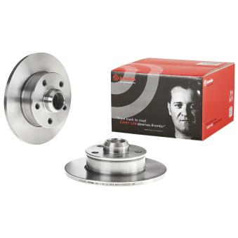 Jeu de 2 disques de frein arrière BREMBO [08.5005.20]