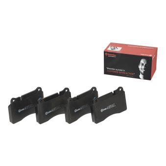Jeu de 4 plaquettes de frein avant BREMBO [P 02 002]
