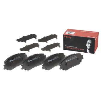 Jeu de 4 plaquettes de frein avant BREMBO P 83 172 pour LEXUS UX 250h E-Four - 152cv