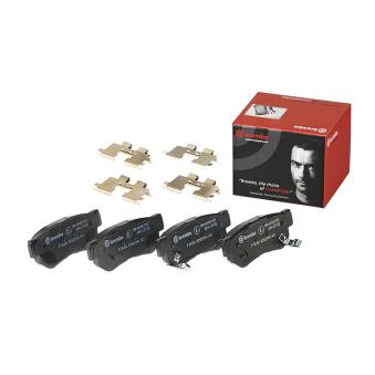 Jeu de 4 plaquettes de frein arrière BREMBO [P 30 014]