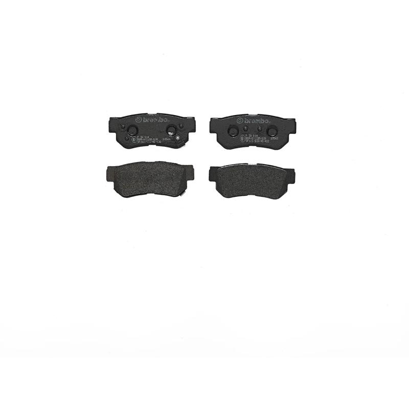 Jeu de 4 plaquettes de frein arrière BREMBO P 30 014 - Visuel 2