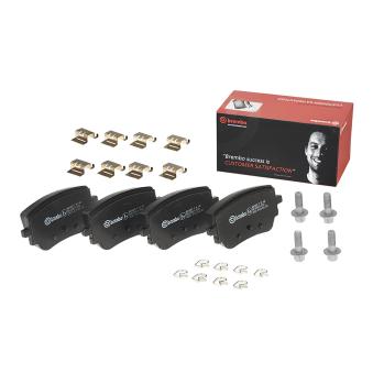 Jeu de 4 plaquettes de frein arrière BREMBO [P 50 148]