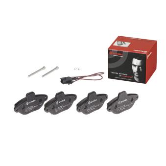 Jeu de 4 plaquettes de frein avant BREMBO [P 23 060]