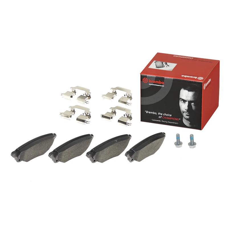 Jeu de 4 plaquettes de frein arrière BREMBO P 68 064 - Visuel 1