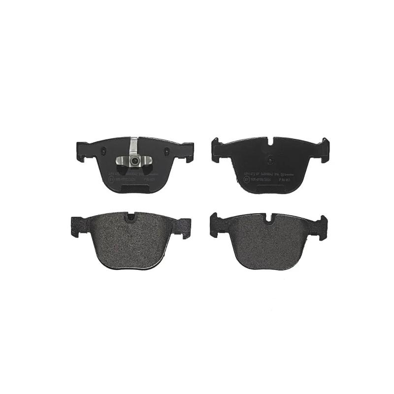 Jeu de 4 plaquettes de frein arrière BREMBO P 06 053 - Visuel 2