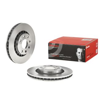 Jeu de 2 disques de frein avant BREMBO 09.5148.24 pour OPEL KADETT 1.8 i - 100cv