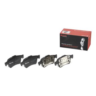 Jeu de 4 plaquettes de frein arrière BREMBO OEM 8671016680