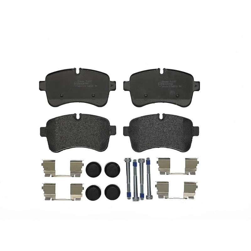 Jeu de 4 plaquettes de frein arrière BREMBO P A6 027 - Visuel 2