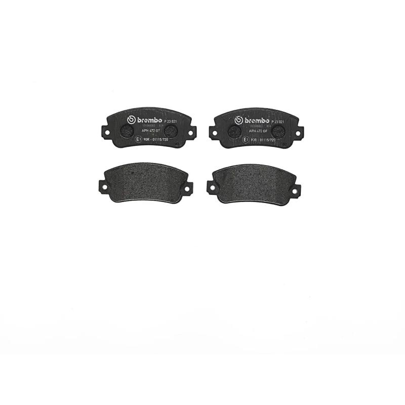Jeu de 4 plaquettes de frein avant BREMBO P 23 021 - Visuel 2