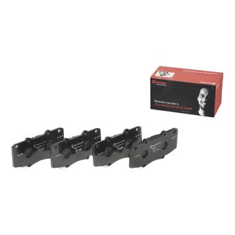 Jeu de 4 plaquettes de frein avant BREMBO OEM 044650K340