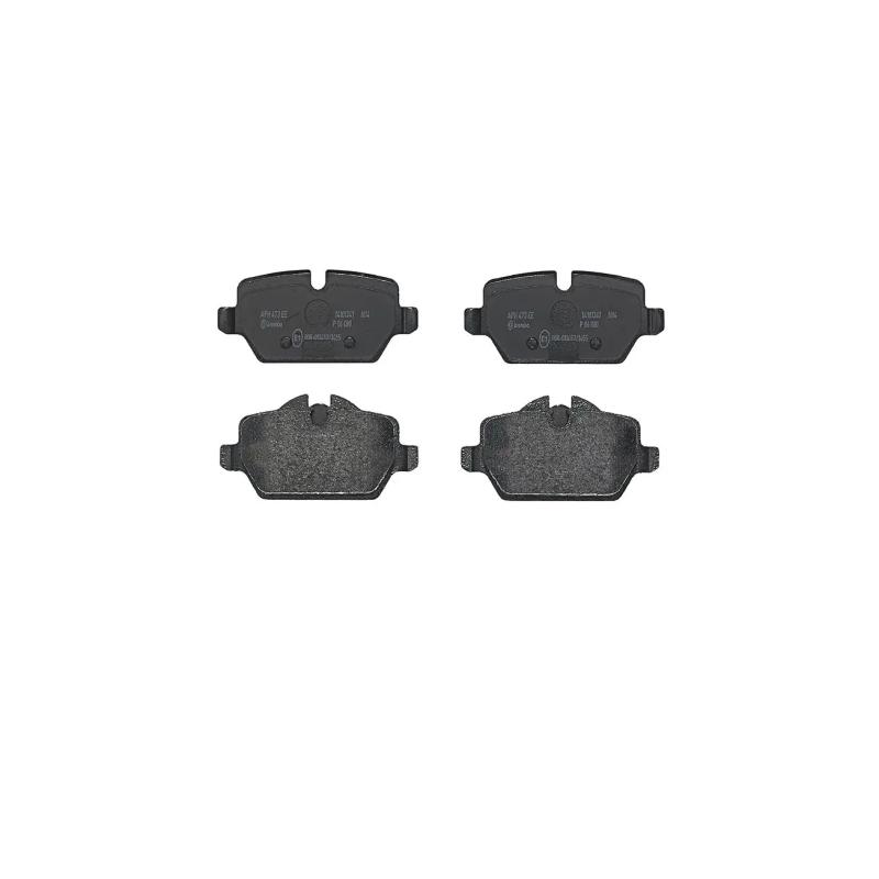 Jeu de 4 plaquettes de frein arrière BREMBO P 06 080 - Visuel 2