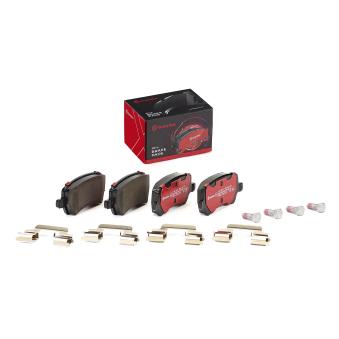 Jeu de 4 plaquettes de frein arrière BREMBO OEM 306715740