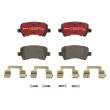 BREMBO P 86 021X - Jeu de 4 plaquettes de frein arrière