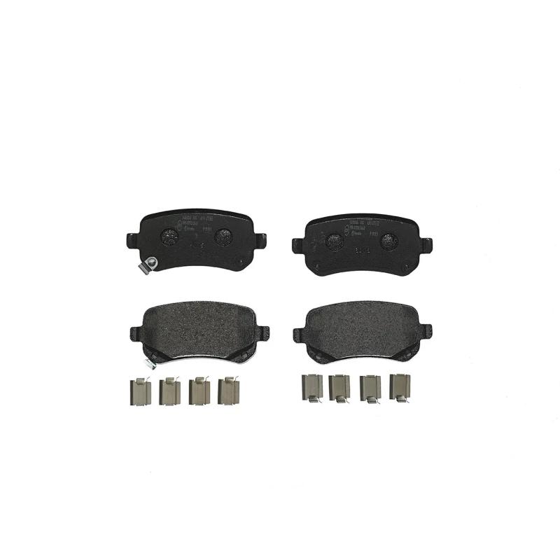Jeu de 4 plaquettes de frein arrière BREMBO P 11 021 - Visuel 2