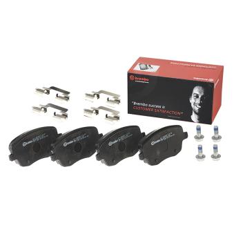 Jeu de 4 plaquettes de frein avant BREMBO [P 85 057]