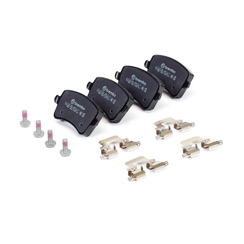 Jeu de 4 plaquettes de frein arrière BREMBO P 85 099 - Visuel 1