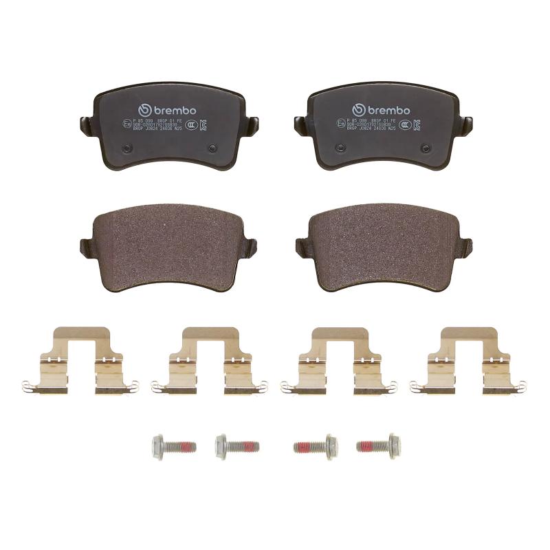 Jeu de 4 plaquettes de frein arrière BREMBO P 85 099 - Visuel 2