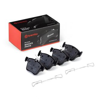 Jeu de 4 plaquettes de frein arrière BREMBO [P 85 124]