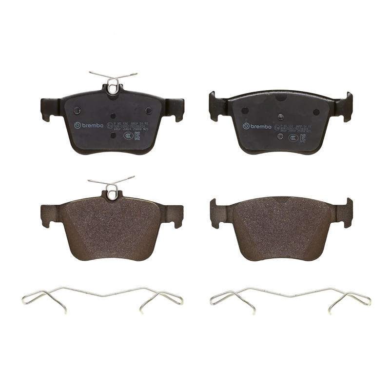 Jeu de 4 plaquettes de frein arrière BREMBO P 85 124 - Visuel 2