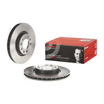 Jeu de 2 disques de frein avant BREMBO 09.C658.11 pour INFINITI Q70 PureTech 110 - 110cv